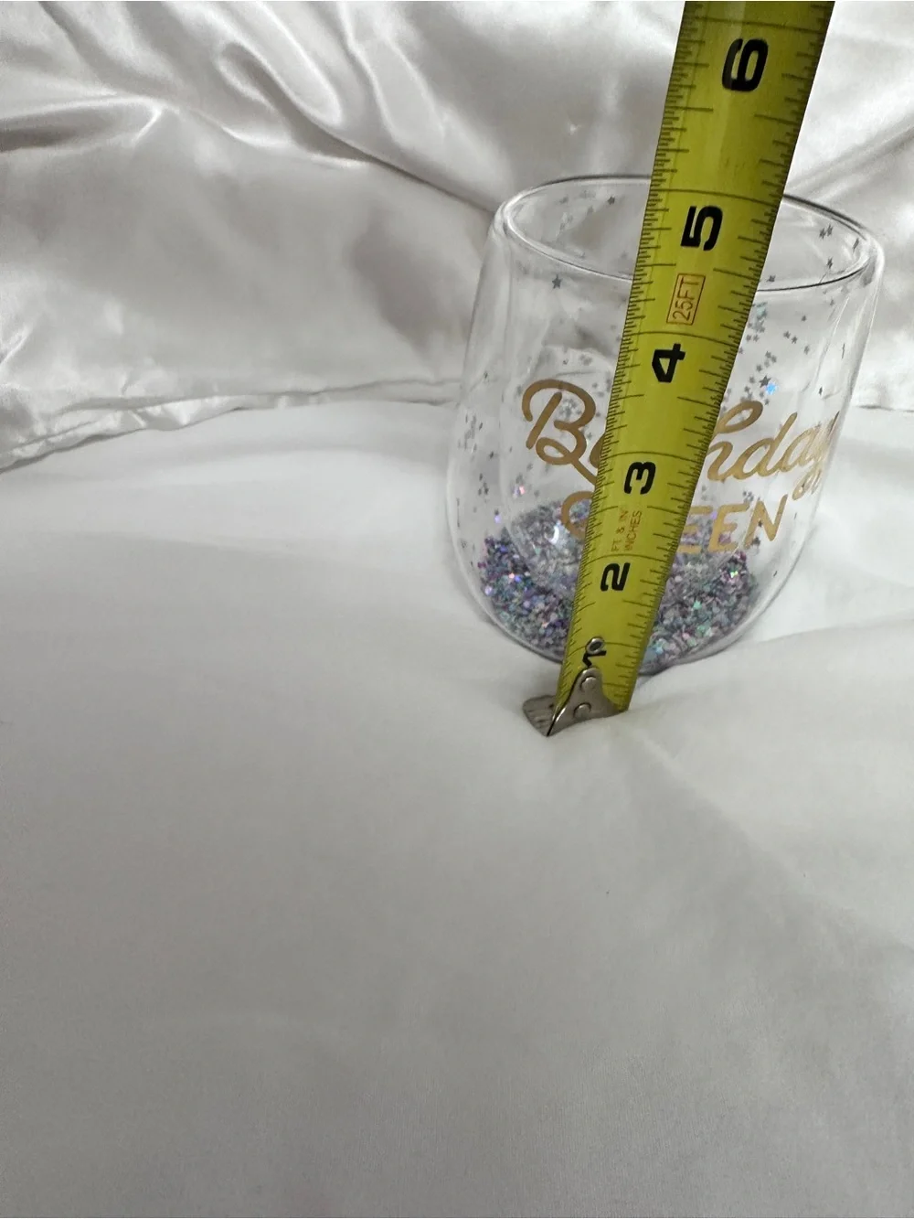 Double Wall Glass Tumbler - “Birthday Queen”